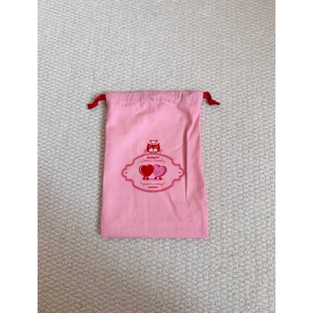 NEW jellycat official 2026 Valentine’s Day dust bag small size 10.5×7.5in